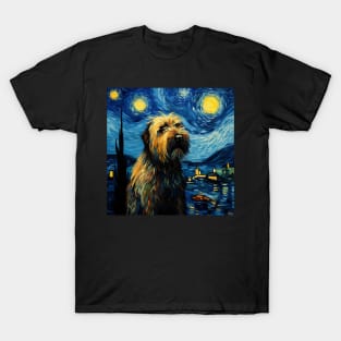 Beautiful Briard Night T-Shirt